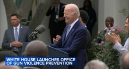 Highland Park mass shooting survivor among those celebrating Joe Biden announcing Gun Violence Prevention Office at White House