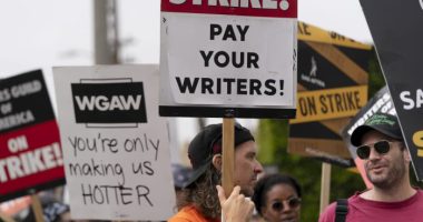 Hollywood actor and writer strikes have broad support among Americans, AP-NORC poll shows