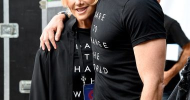 Hugh Jackman is keeping himself busy with charity work following his shock split from wife Deborra-Lee Furness. Both pictured in 2019