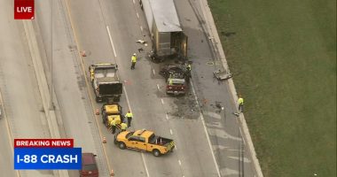 I-88 crash near York Road in DuPage County seriously injures driver, Illinois State Police say