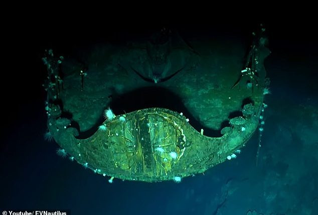 Incredible deep sea footage shows the shipwreck of Japanese aircraft carrier for the first time in 80 YEARS after it was sunk by US fighters during Battle of Midway: Explorers also surveyed US carrier and Imperial Army battleship