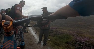 King Charles stopped and chatted to a group of cyclists who were going for a ride on the Balmoral estate this summer, with the mountain bikers branding the royal 'a very nice man'