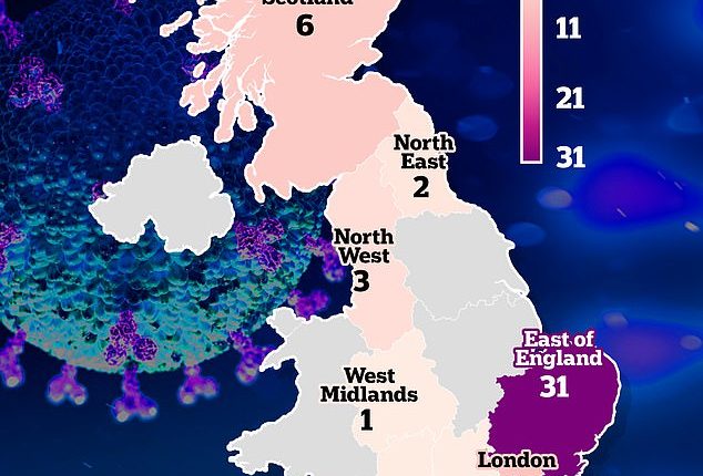 UK's total cases Pirola cases crept up to 54 as of September 18 — an increase of 12 in a week