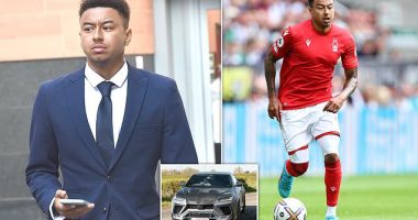Jesse Lingard, 30, apologises for 'putting lives at risk' as ex-Manchester United and England star is fined £57,000 for drink-driving at twice over legal limit in his £200k Lamborghini