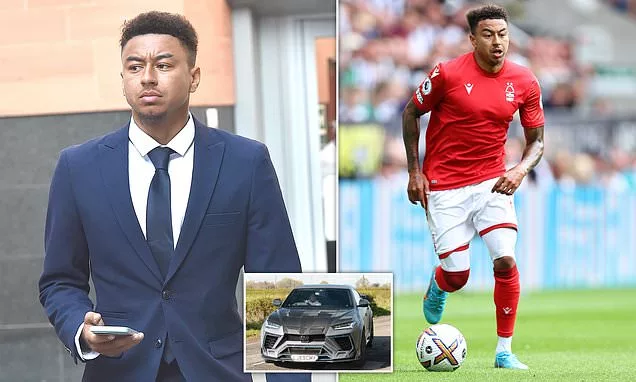 Jesse Lingard, 30, apologises for 'putting lives at risk' as ex-Manchester United and England star is fined £57,000 for drink-driving at twice over legal limit in his £200k Lamborghini