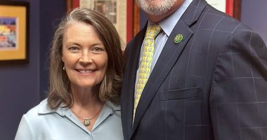 Congressman Jeff Duncan claims to be a champion of 'traditional family values'. He is pictured alongside his wife Melody, who filed for divorce on Friday alleging he has carried out multiple affairs behind her back