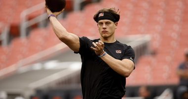 Joe Burrow is expected to start for the Bengals against the Rams on Monday evening