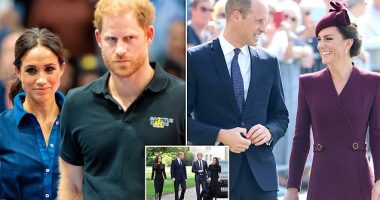 Kate Middleton has been 'hurt and insulted' by Harry and Meghan and she and Prince William have 'closed their minds' to mending family rift, royal expert claims