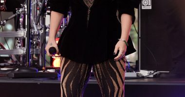 Front and center: Kelly Clarkson put on a show-stopping concert for Today in New York City on Friday morning
