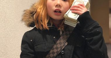 Explosive: Lil Tay has claimed her father faked her death on social media in an incendiary new post - but he has hit back at the 'false and absurd' post
