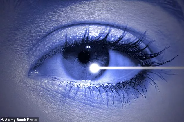 Opticians are warning that women¿s eyes can also be affected by the menopause as hormonal changes can cause dry eyes and a higher risk of infection (file image)