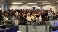 Misery at airports as e-Gates stop working across UK: Thousands of holidaymakers are condemned to queue for hours overnight because of 'planned maintenance'