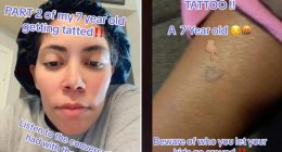 My 7-year-old's aunt gave her a tattoo without telling me -- I called the police