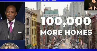 NYC Mayor Eric Adams makes sweeping changes to city residential zoning laws to build 100,000 NEW homes above commercial strips and near subway stations