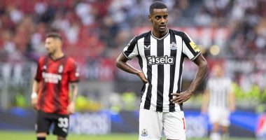 Newcastle boss Eddie Howe defends Alexander Isak despite the striker scoring just one goal in 12 games as he reveals the club-record signing is carrying a knee problem