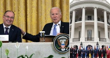 President Joe Biden got briefly marooned while announcing a plan to invest $40 billion in infrastructure for Pacific islands – then skipped over the acronym for the new program he was touting after botching the name during delivery. Biden announced the Pacific Islands Initiative at the start of a White House summit for Pacific island nations. 'We call it the P ... PI ... anyway, doesn't matter what we call it, but that's what it is,' he said. Then he riffed, 'I was going to get back to acronyms and I'm ... not doing that,' he joked, earning some laughs from participants in the East Room of the White House. Biden, 80, has spoken of the arduous task of overcoming a speech impediment during his youth, although his stumbles have been gaining increasing attention amid voter concerns about his age. Last week, he mentioned the name of the black caucus instead of the hispanic caucus at an event, and bumped into the Brazilian flag at an event at the UN, amid polls showing him essentially tied with Donald Trump.