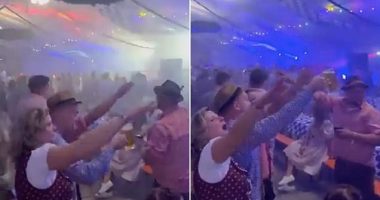 Outrage in Germany after video shows revellers 'performing the Nazi salute while listening to song linked to Third Reich' at Oktoberfest event