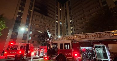Overnight fire at Cleveland apartment building: All residents safely evacuated