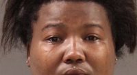 Looter Dayjia Blackwell, who livestreamed a mob-style looting spree in Philadelphia and encouraged others to join in, appeared distraught as police took her mug shot