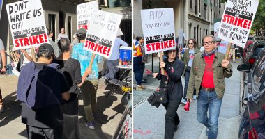Picketers Outside ‘The View’ Guardedly Optimistic About Reported Progress In WGA Strike Talks: “Seems That It’s Kind Of For Real”