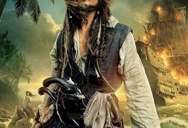 Throwback: The upcoming sixth Pirates Of The Caribbean movie has such an oddball script, one of its writers is amazed Disney accepted it; Johnny Depp is pictured for the fourth movie