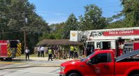 Potential road hazards after structure fire near intersection of Barton Chapel Rd., Wrightsboro Rd.