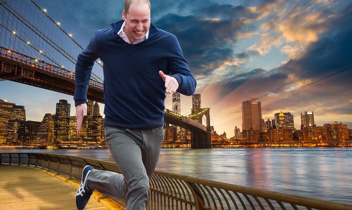 Prince William went jogging in Central Park and no one noticed