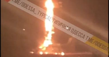 Putin rains down hell on Ukraine's Odessa in terrifying overnight blitz on Jewish holy day of Yom Kippur - as Russian warmonger's lawless invasion grinds into its 20th month
