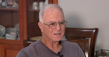 Joseph Scaglione, 73, was feeding ducks in the backyard of his Jupiter, Florida home when he was jumped by the otter