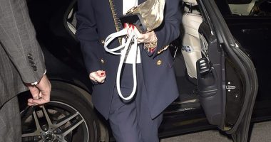 Slender: Sharon Osbourne displayed her dramatic weight loss as she stepped out in London on Wednesday night