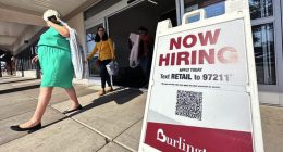 Slightly fewer number of Americans apply for jobless benefits as layoffs remain rare