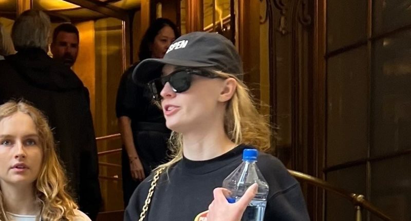 Sophie Turner pictured for the FIRST TIME since accusing ex Joe Jonas of abducting their kids in bitter custody row - as she wears large shades and clutches water bottle days after night out with Taylor Swift