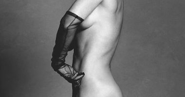 Incredible: Arguably stealing the show was Helena, who stripped off to reveal her nude body and wore just a pair of sheer gloves as she commanded attention in front of the camera