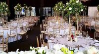 At least 100 people from two separate events suffered food poisoning after visiting wedding venue The Park, Melbourne (pictured)