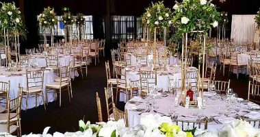 At least 100 people from two separate events suffered food poisoning after visiting wedding venue The Park, Melbourne (pictured)