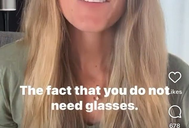 Samantha Lotus, a self-titled 'holistic master coach', said that sight problems are caused by 'mental', 'emotional' and 'spiritual' reasons that 'can be healed'