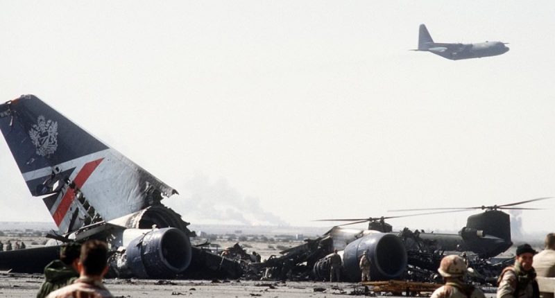 The horrifying story of British Airways Flight 149: The passengers were the accidental hostages turned into human shields by Saddam Hussein when they flew into a warzone. Now as their lawyers claim damages 33 years on, chilling new details of their ordeal