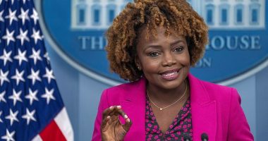 White House press secretary Karine Jean-Pierre said Friday that President Joe Biden was 'speaking from his heart' when he repeated the same story twice at a Wednesday night fundraiser in New York City