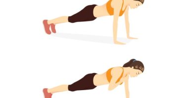 plank shoulder taps