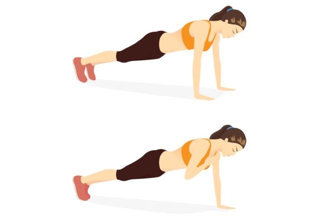 plank shoulder taps