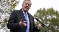 Former Trump White House aide Cassidy Hutchinson wrote in her new book that ex- Chief of Staff Mark Meadows (pictured) accidentally got drunk on White Claws at a Monday morning meeting.
