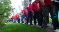 Trump skips presidential debate to visit striking UAW workers