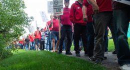 Trump skips presidential debate to visit striking UAW workers