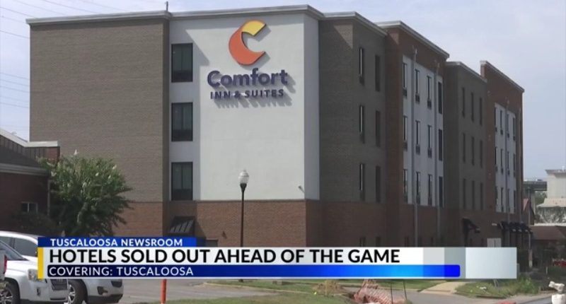 Tuscaloosa hotels booked solid for Ole Miss at Alabama game weekend