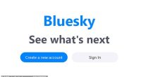 Thriving: Social media site Bluesky amassed .