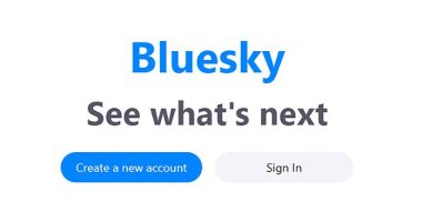 Thriving: Social media site Bluesky amassed .