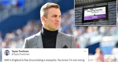 VAR in the Premier League is likened to 'circumcising a mosquito' by former soccer player Taylor Twellman in bizarre comments during MLS match