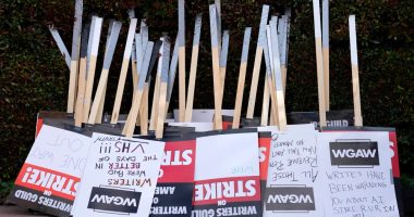 Writers Guild and Hollywood studios reach tentative agreement to end strike. No deal yet for actors
