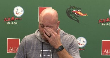 'We lived it:' UAB football coach tearful ahead of Children's Harbor game