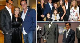 No Mr. Bond, I expect you to buy! Sir Roger Moore's sons Geoffrey and Christian join producer Barbara Broccoli at auction as actor's personal collection of 007 memorabilia goes under the hammer